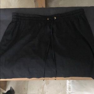 Mini skirt polyester tie string